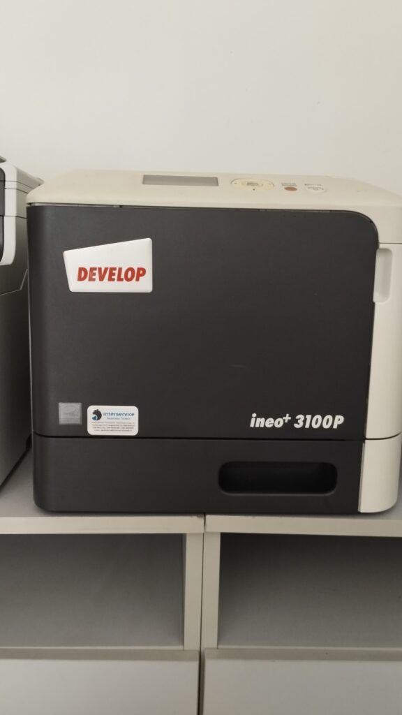 Stampante a colori DEVELOP Ineo+ 3100
31 Pagine/minuto B/N e colore
Fronte retro automatico
SOLO 3 DISPONIBILI