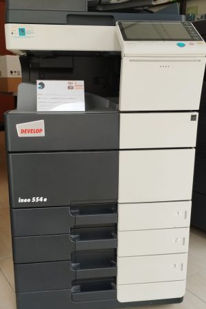 Multifunzione in bianco e nero Develop Ineo 554 - Fotocopiatrice - Stampante - Scanner a colori- 55 copie/minuto - 2 Cassetti - Alimentatore di originali "Dual Scan" - Supporto Originale